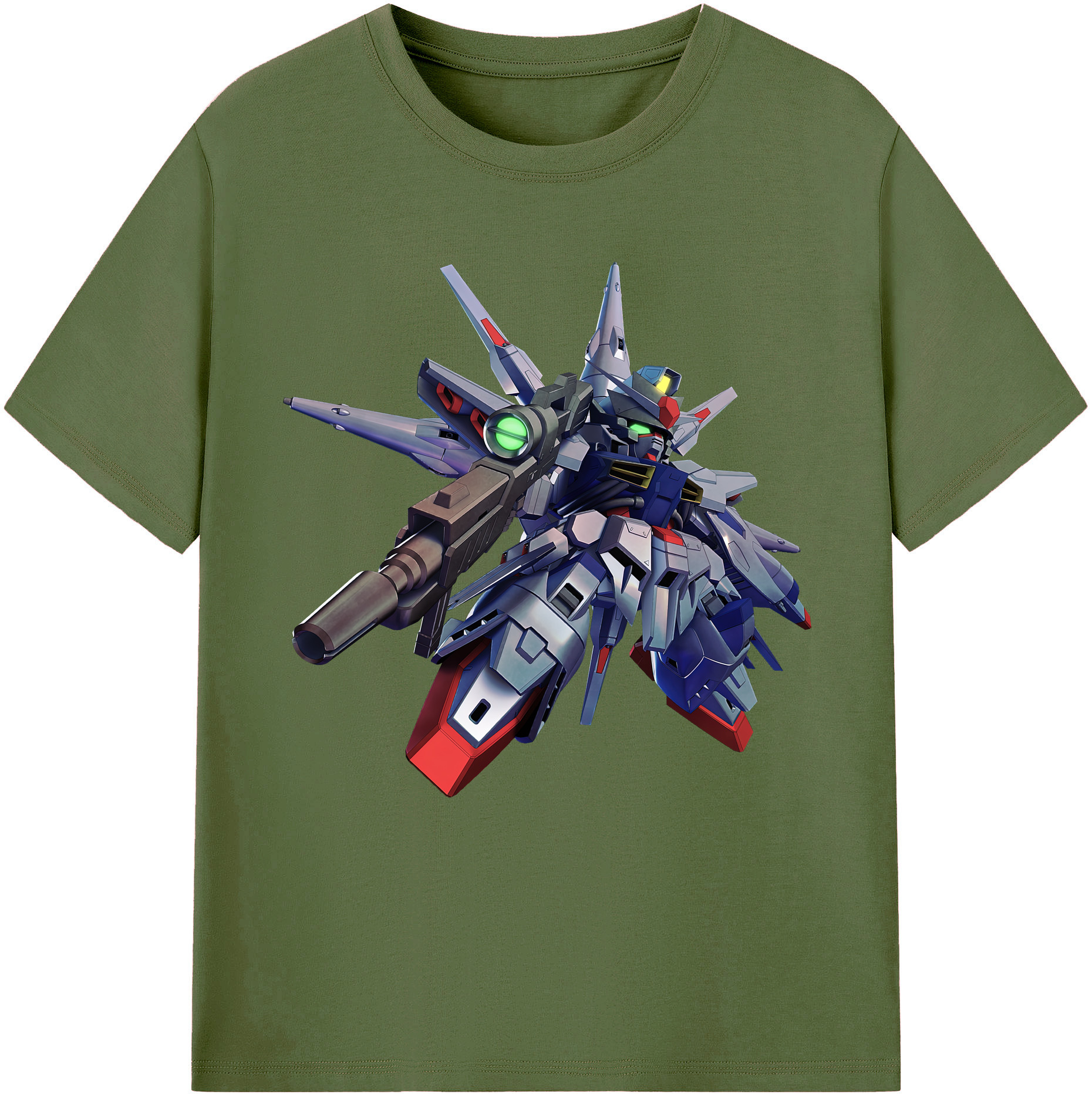 （画像用） 機動戦士ガンダム Mobile Suit Gundam 綿100％半袖Tシャツ（フロントプリント）